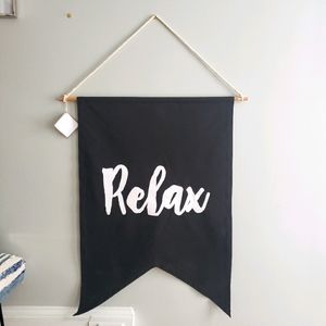 NWT Pottery Barn Teen Canvas Banner